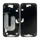 Apple iPhone 16 - Stredný Rám + Tlačidlá Zapínania + Hlasitosti (Black)