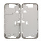 Apple iPhone 16 Pro - Stredný Rám + Tlačidlá Zapínania + Hlasitosti (White Titanium)