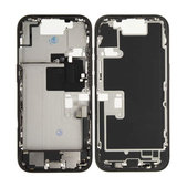 Apple iPhone 16 Pro - Stredný Rám + Tlačidlá Zapínania + Hlasitosti (Black Titanium)