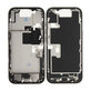 Apple iPhone 16 Pro - Stredný Rám + Tlačidlá Zapínania + Hlasitosti (Black Titanium)