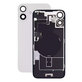 Apple iPhone 16 Plus - Sklo Zadného Housingu + Sklíčko Kamery + Kovový Pliešok + Magsafe Magnet (White)