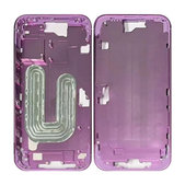Apple iPhone 16 Plus - Stredný Rám + Tlačidlá Zapínania + Hlasitosti (Pink)
