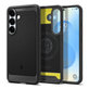 Spigen - Puzdro Rugged Armor s MagSafe pre Samsung Galaxy S25, Matte Black