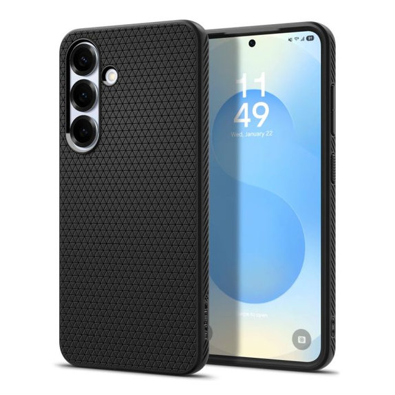 Spigen - Puzdro Liquid Air pre Samsung Galaxy S25, Matte Black