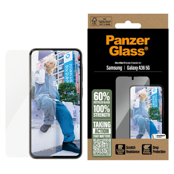 Tvrdené sklo UWF pre Samsung A36 5G, Transparentná, PanzerGlass