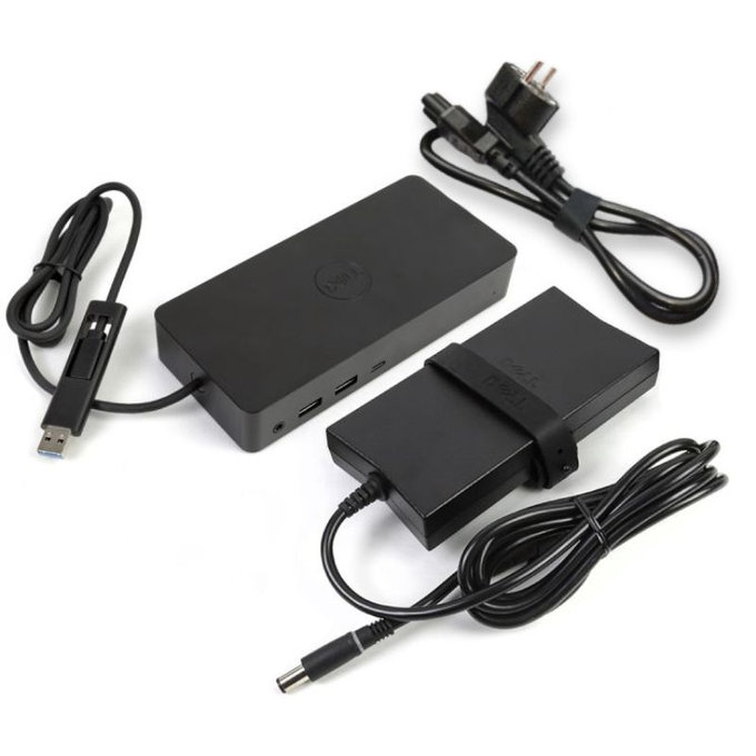 Dell D6000 - Dokovacia stanica (USB-C) + Adaptér 130W Repasovaný