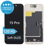 Apple iPhone 15 Pro - LCD Displej + Dotykové Sklo + Rám Soft OLED FixPremium 120Hz