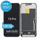 Displej Soft OLED 120Hz pre iPhone 13 Pro, Dotykové sklo s rámom, FixPremium