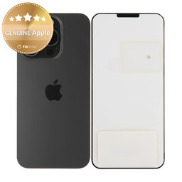 Sklo Zadného Housingu pre iPhone 15 Pro | Black Titanium | 661-35700 | Genuine Apple