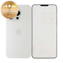 Sklo Zadného Housingu pre iPhone 15 Pro | White Titanium | 661-35701 | Genuine Apple
