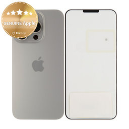 Sklo Zadného Housingu pre iPhone 15 Pro | Natural Titanium | 661-35702 | Genuine Apple