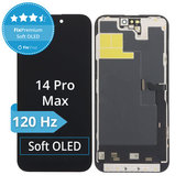 Displej Soft OLED pre iPhone 14 Pro Max - Dotykové sklo + Rám, DIAGNOSTIC