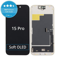 Apple iPhone 15 Pro - LCD Displej + Dotykové Sklo + Rám Soft OLED FixPremium JCID