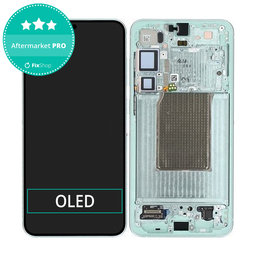 Samsung Galaxy S25 Plus - LCD Displej + Dotykové Sklo + Rám (Mint) OLED