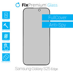 FixPremium Privacy Anti-Spy Glass - Tvrdené Sklo pre Samsung Galaxy S25 Edge