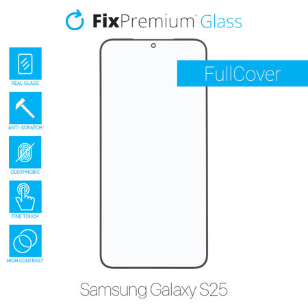 FixPremium FullCover Glass - Tvrdené Sklo pre Samsung Galaxy S25