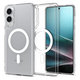 Spigen - Puzdro Ultra Hybrid s MagSafe pre Samsung Galaxy S25 Edge, biela