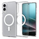 Spigen - Puzdro Ultra Hybrid s MagSafe pre Samsung Galaxy S25 Edge, biela