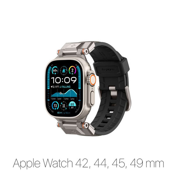 Spigen - Remienok Durapro Armor pre Apple Watch (42, 44, 45, 49mm), sivá