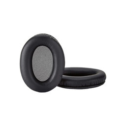 Náhradné Náušníky pre Kingston HyperX Cloud II, Koža, Čierne, 1 pár