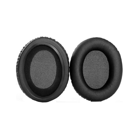 Náhradné Náušníky pre Kingston HyperX Cloud Flight, Stinger, Pamäťová pena + PU Koža, Čierne, 1 pár