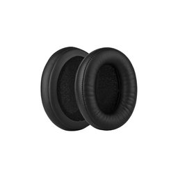 Náhradné Náušníky pre Kingston HyperX Cloud Alpha, Pamäťová pena + PU Koža, Čierne, 1 pár