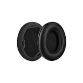 Náhradné Náušníky pre Beats Studio 1, Pamäťová pena + PU Koža, Čierne, 1 pár