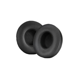 Náhradné Náušníky pre Beats Solo 4, Pamäťová pena + PU Koža, Čierne, 1 pár