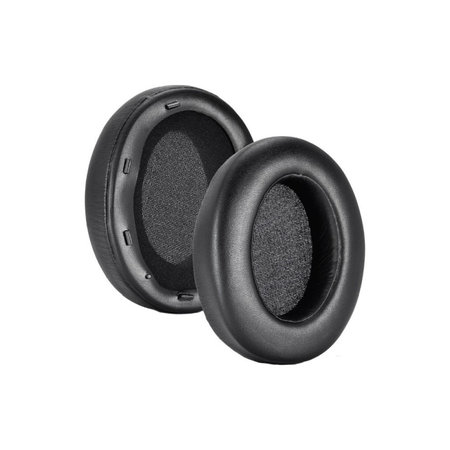 Náhradné Náušníky pre Sony WH-XB910N, Pamäťová pena + PU Koža, Čierne, 1 pár