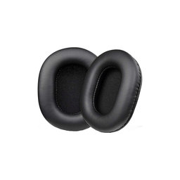 Náhradné Náušníky pre Sony MDR-7506, Pamäťová pena + PU Koža, Čierne, 1 pár