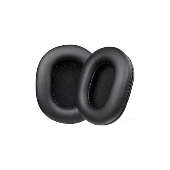 Náhradné Náušníky pre Sony MDR-7506, Pamäťová pena + PU Koža, Čierne, 1 pár
