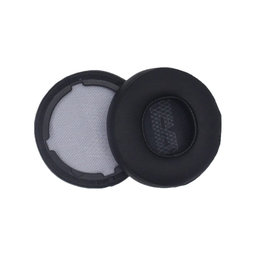Náhradné Náušníky pre JBL Live 400BT, 460NC, Pamäťová pena + PU Koža, Čierne, 1 pár