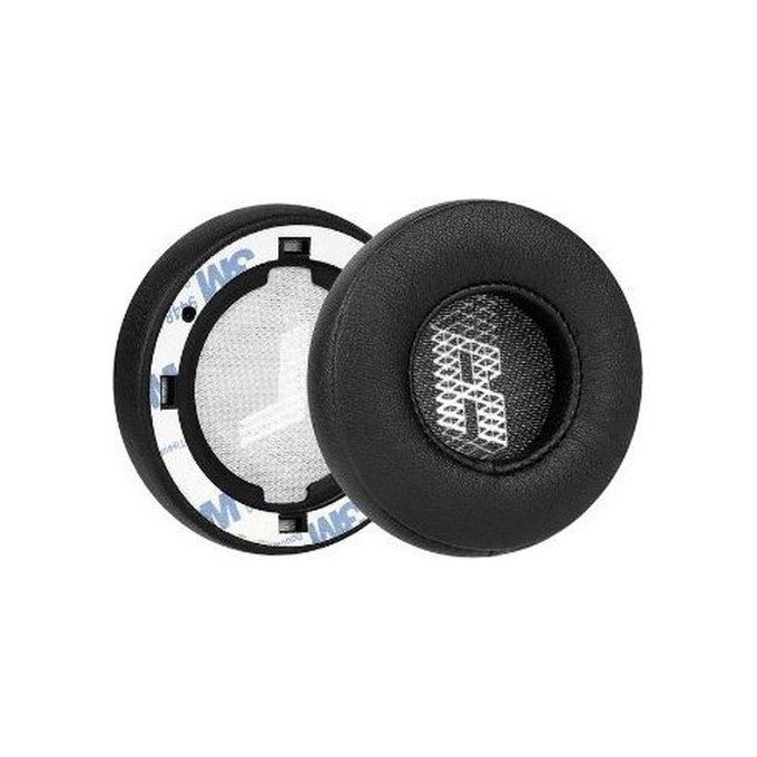 Náhradné Náušníky pre JBL E35, E45BT, Pamäťová pena + PU Koža, Čierne, 1 pár