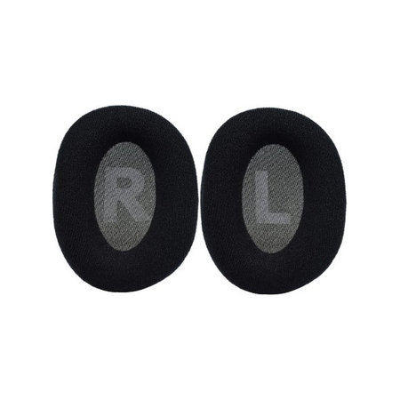 Náhradné Náušníky pre Logitech G Pro X, Pamäťová pena + Textil, Čierne, Chladivý Gél, 1 pár
