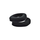 Náhradné Náušníky pre Logitech Astro A40, A50, Pamäťová pena + Textil, Čierne, 1 pár