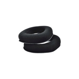 Náhradné Náušníky pre Logitech Astro A40, A50, Pamäťová pena + Textil, Čierne, 1 pár