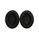 Náhradné Náušníky pre Bose QuietComfort 35, Pamäťová pena + PU Koža, Čierne, 1 pár