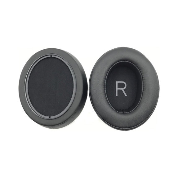 Náhradné Náušníky pre Sennheiser Momentum 3.0, Pamäťová pena + PU Koža, Čierne, 1 pár