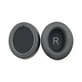 Náhradné Náušníky pre Sennheiser Momentum 3.0, Pamäťová pena + PU Koža, Čierne, 1 pár