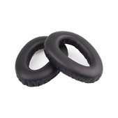 Náhradné Náušníky pre Sennheiser PXC550, Pamäťová pena + PU Koža, Čierne, 1 pár