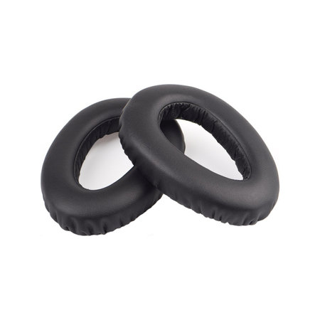 Náhradné Náušníky pre Sennheiser PXC550, Pamäťová pena + PU Koža, Čierne, 1 pár