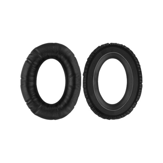 Náhradné Náušníky pre Sennheiser HD650, Pamäťová pena + PU Koža, Čierne, 1 pár
