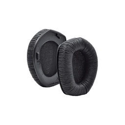 Náhradné Náušníky pre Sennheiser HDR175, RS175, Pamäťová pena + PU Koža, Čierne, 1 pár