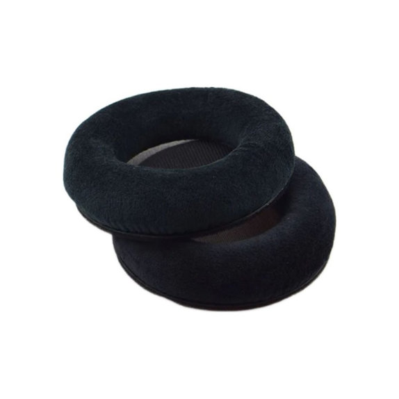 Náhradné Náušníky pre AKG K702, Pamäťová pena + Semiš, Čierne, 1 pár
