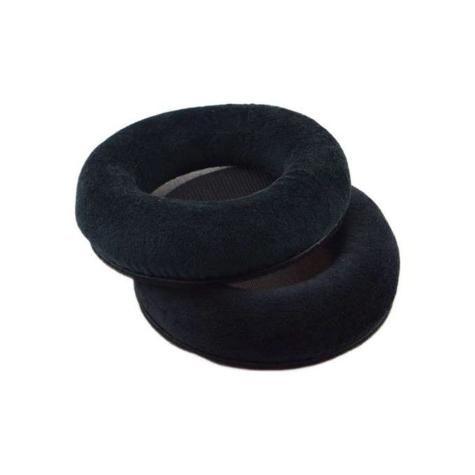 Náhradné Náušníky pre AKG K702, Pamäťová pena + Semiš, Čierne, 1 pár