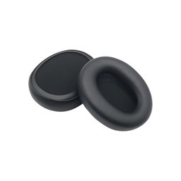 Náhradné Náušníky pre Skullcandy Crusher ANC 2, Pamäťová pena + PU Koža, Čierne, 1 pár