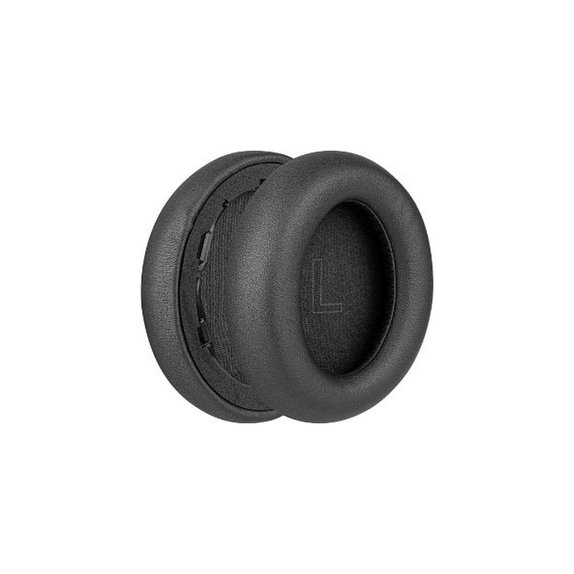 Náhradné Náušníky pre Anker Soundcore Life Q30, Q35, Pamäťová pena + PU Koža, Čierne, 1 pár