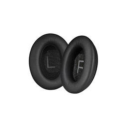 Náhradné Náušníky pre Bose QuietComfort 45, Pamäťová pena + PU Koža, Čierne, 1 pár