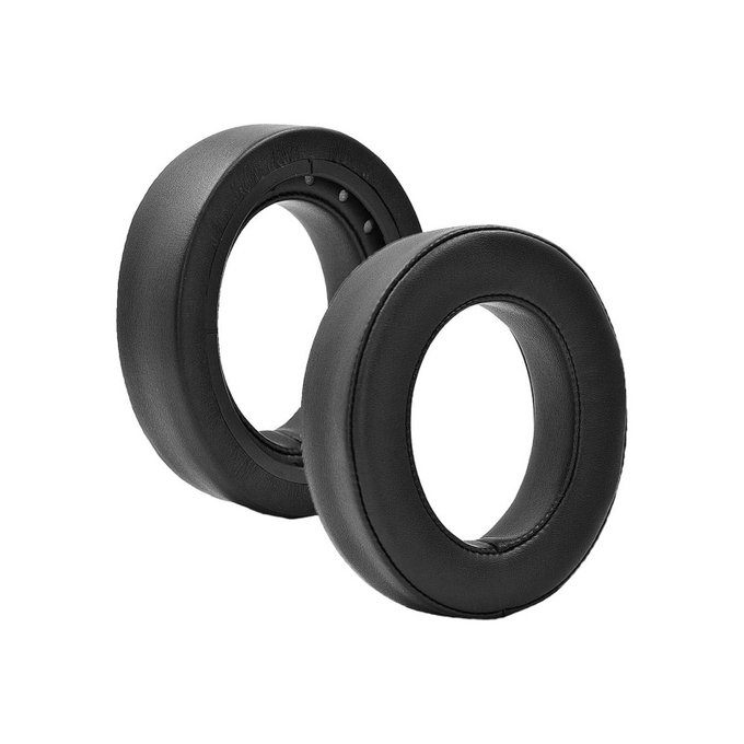 Náhradné Náušníky pre Corsair HS50, Pamäťová pena + PU Koža, Čierne, 1 pár