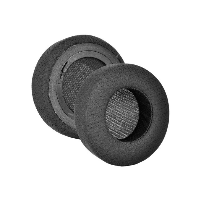 Náhradné Náušníky pre Corsair Virtuoso RGB, Pamäťová pena + Textil, Čierne, 1 pár